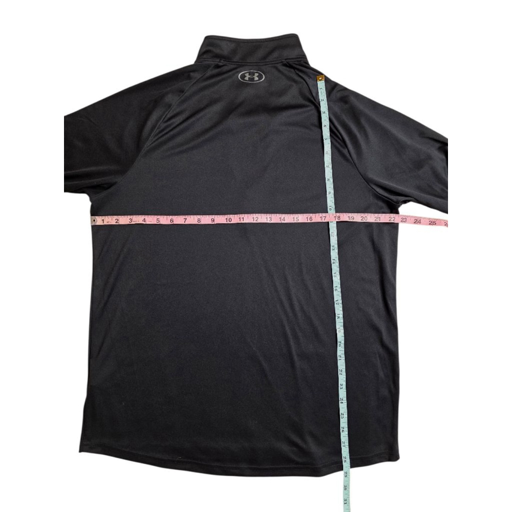 Men's Under Armour Black Gray Long Sleeve Tee XL - Picture 2 of 5
